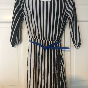 Black and white dress